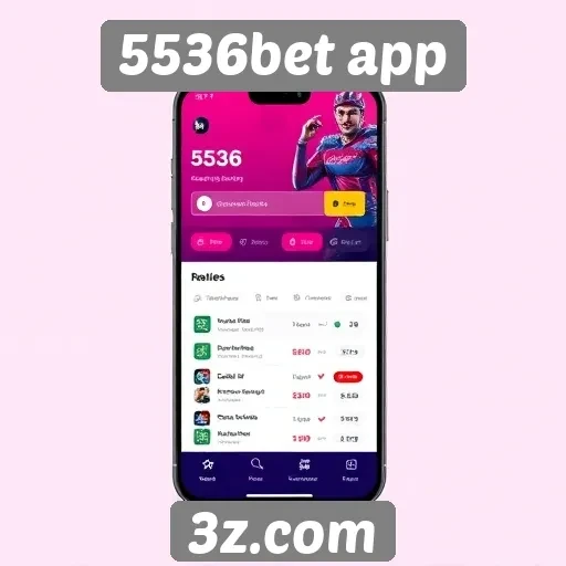 Interface do usuário do 5536bet app é amigável